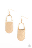 Paparazzi Accessories  - Resort Relic - Gold Earring