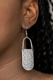 Paparazzi Accessories  - Resort Relic - Silver Earring