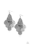 Paparazzi Accessories - Hibiscus Harmony - Silver Earring