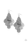 Paparazzi Accessories - Hibiscus Harmony - Silver Earring