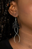 Paparazzi Accessories - Lets Keep It ETHEREAL- Black Earring