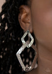 Paparazzi Accessories  - Scrap Yard - Silver Earring