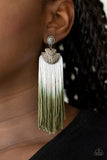 Paparazzi Accessories - DIP It Up - Green Earring