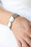 Paparazzi Accessories  -  Metallic Spotlight - Silver Bracelet