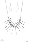 Paparazzi Accessories - Fully Charged - Silver Necklace