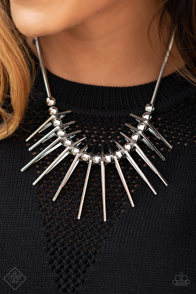 Paparazzi untamed sales silver necklace