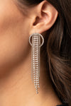 Paparazzi Accessories - Dazzle by Default - White Earring