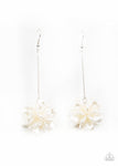 Paparazzi Accessories  - Swing Big - White Earring