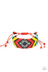 Paparazzi Accessories - Desert Dive - Red Bracelet