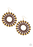 Paparazzi Accessories  - Solar Flare - Yellow Earring