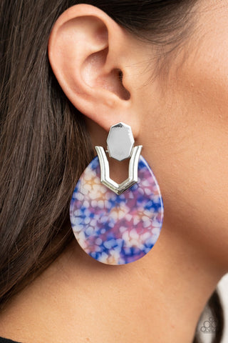 Paparazzi Accessories - HAUTE Flash - Blue Earring