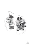 Paparazzi Accessories - Now You SEQUIN It - Silver Earring