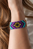 Paparazzi Accessories - Desert Dive - Purple Bracelet