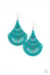 Paparazzi Accessories - Tropical Tempest - Blue Earring