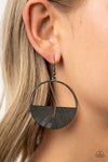 Reimagined Refinement - Black Earring