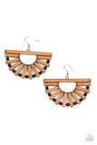 Paparazzi Accessories - Wooden Wonderland - Black Earring