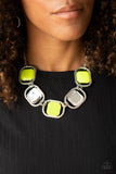 Paparazzi Accessories  - Pucker Up - Yellow Necklace