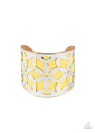 Paparazzi Accessories - Garden Fiesta - Yellow Bracelet