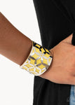 Paparazzi Accessories - Garden Fiesta - Yellow Bracelet