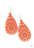 Seaside Sunsets - Orange Earring