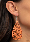 Seaside Sunsets - Orange Earring