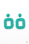 Paparazzi Accessories - Beaded Bella - Blue Earring