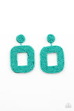 Paparazzi Accessories - Beaded Bella - Blue Earring