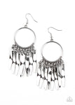 Paparazzi Accessories - Let GRIT Be! - Silver  Earring