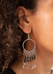 Paparazzi Accessories - Let GRIT Be! - Silver  Earring