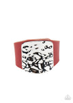 Paparazzi Accessories - Brighten Up - Red Wrap Bracelet