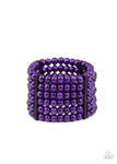 Paparazzi Accessories - Diving in Maldives - Purple Bracelet