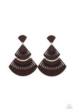 Paparazzi Accessories - Oriental Oasis - Brown Earring