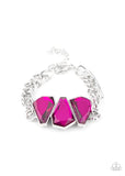 Paparazzi Accessories - Raw Radiance - Pink Bracelet