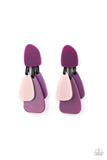 Paparazzi Accessories - All FAUX One - Purple Earring