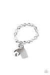 Paparazzi Accessories - Leaving So SWOON? - Silver Bracelet