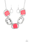 Paparazzi Accessories  - Pucker Up - Pink Necklace