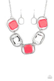 Paparazzi Accessories  - Pucker Up - Pink Necklace