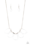 Paparazzi Accessories - HEIR It Out - White Necklace