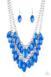 Paparazzi Accessories  - Palm Beach Beauty - Blue Necklace