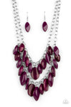 Paparazzi Accessories - Palm Beach Beauty - Purple Necklace