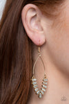 Paparazzi Accessories - Me, Myself, and ICE - Gold Earring