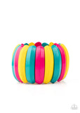 Paparazzi Accessories  - Colorfully Congo - Multi Wood Bracelet