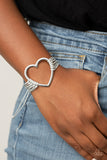 Playing With My HEARTSTRINGS - Silver Bracelet