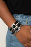 Paparazzi Accessories  - WEALTH-Conscious - Black Bracelet