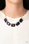 Paparazzi Accessories - Deep Freeze Diva - Purple Necklace