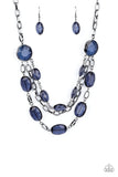 Paparazzi Accessories - I Need a GLOW-cation - Blue Necklace