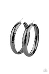 Paparazzi Accessories - Check Out These Curves - Black Earring