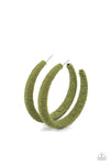 Paparazzi Accessories  - TWINE and Dine - Green Earring