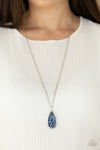 Paparazzi Accessories - Daily Dose of Sparkle - Blue Necklace