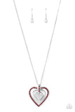 Paparazzi Accessories - Bless Your Heart - Red Necklace